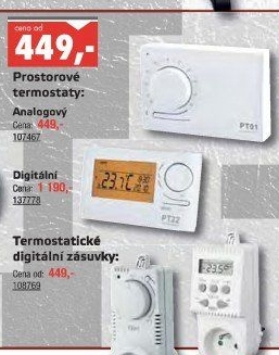 Analogový termostat Elektrobock