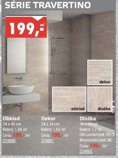 Obklad Travertino Rako