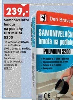 Samonivelační hmota na podlahy Premium Den Braven