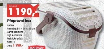 Přepravní box pro kočky Rattan Curver
