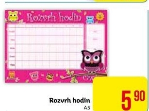 Rozvrh hodin