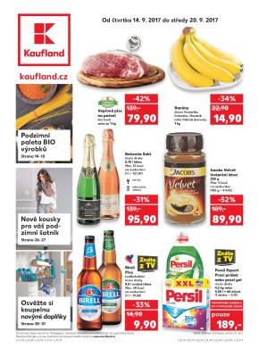 akční leták Kaufland 14.9.2017-20.9.2017