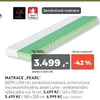 Matrace PEARL 90