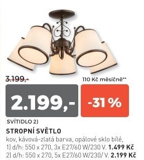 Stropní svítidlo 69035-5D