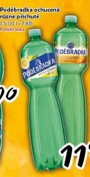 Ochucená voda Poděbradka
