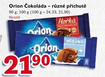 Čokoláda Orion