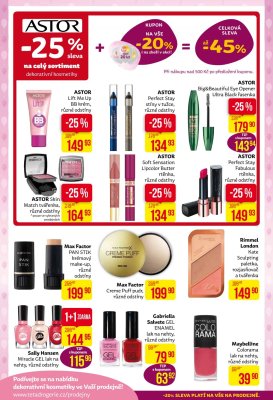 akční leták Teta drogerie 14.9.2017-23.9.2017
