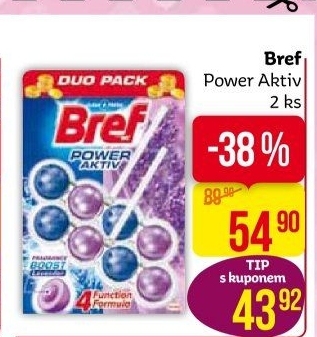 WC blok tuhý Power Aktiv Bref