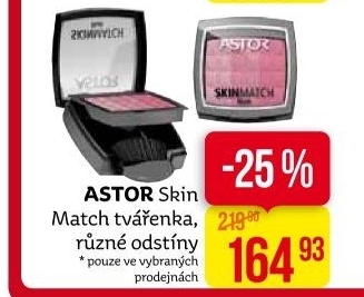 Tvářenka Skin Match Astor