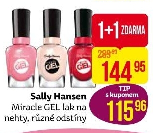 Lak na nehty gelový Miracle Sally Hansen