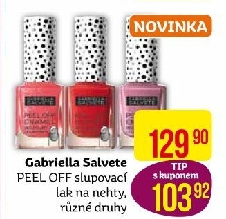 Slupovací lak na nehty Peel Off Gabriella Salvete
