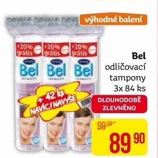 Odličovací tampony BEL