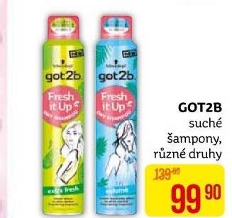 Suchý šampon Got2b Schwarzkopf