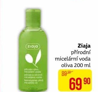 Micelární voda olivová Ziaja