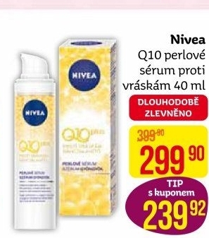 Sérum pleťové proti vráskám perlové Q10 Plus Nivea