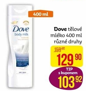 Tělové mléko Dove