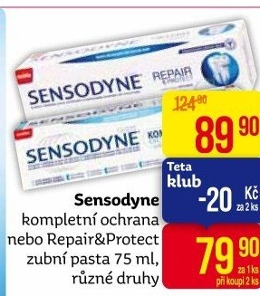 Pasta na zuby Kompletní ochrana Sensodyne