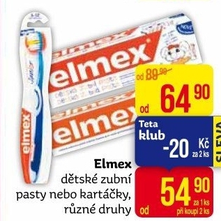 Pasta na zuby dětská Elmex