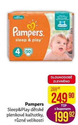 Pleny dětské Pampers Sleep &amp