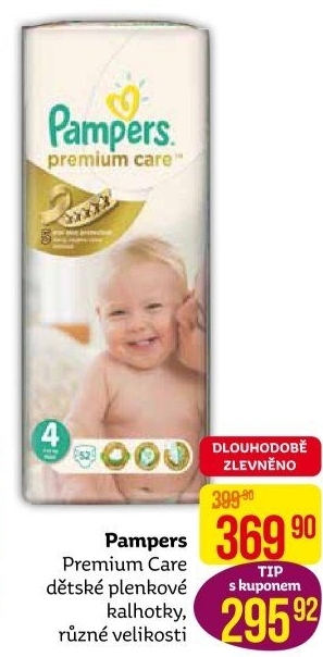 Pleny dětské Pampers Premium Care