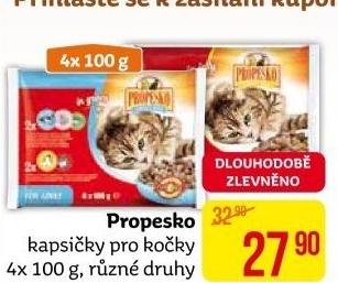 Kapsičky pro kočky Propesko