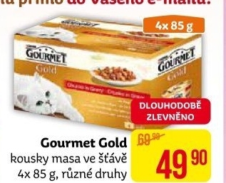 Konzerva pro kočky Gold Gourmet Purina
