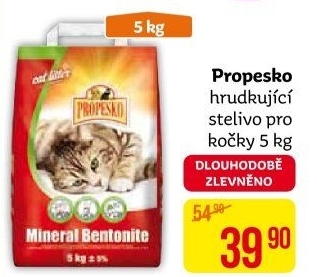 Stelivo pro kočky Propesko