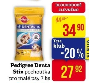 Pamlsky pro psy Denta Stix Pedigree