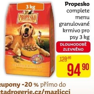 Granule pro psy Propesko