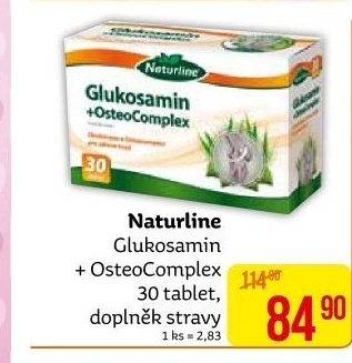 Doplněk stravy Glukosamin + OsteoComplex Naturline