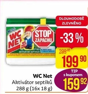 Aktivátor septiků biologický WC Net
