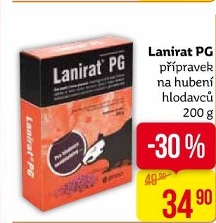 Granule proti hlodavcům Lanirat