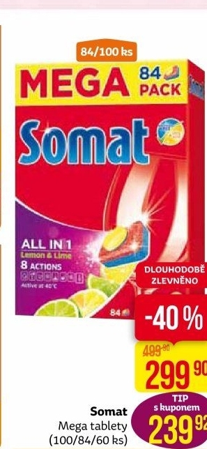 Tablety do myčky Somat
