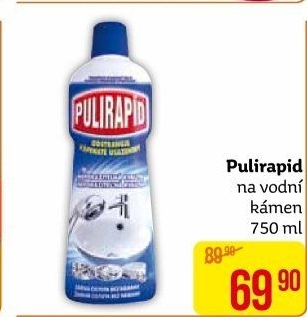 Čistič na vodní kámen Pulirapid