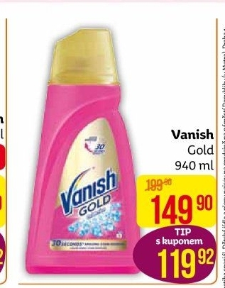 Odstraňovač skvrn gelový Gold Oxi Action Vanish