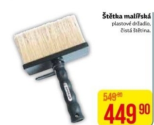 Hranatá malířská štětka