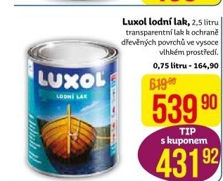 Lodní lak Luxol