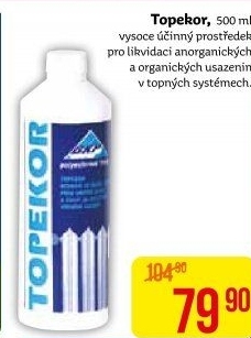 Přípravek na ochranu topení Topekor