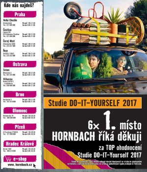 akční leták Hornbach 30.8.2017-3.10.2017