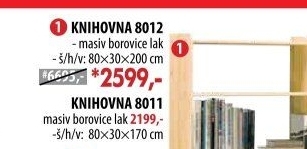 Knihovna 8012 lakovaná