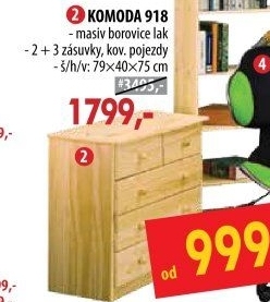 Prádelník 918 lakovaný