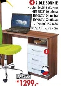 Kancelářská židle BONNIE modrá
