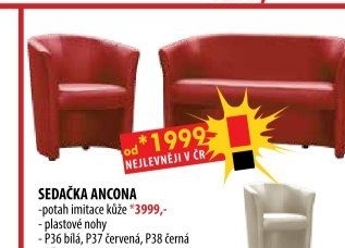 Pohovka ANCONA bílá