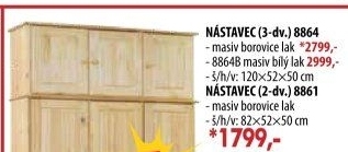Nástavec 8864 lakovaný