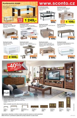 akční leták Sconto nábytek 20.9.2017-3.10.2017