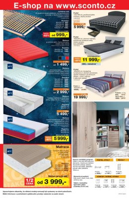 akční leták Sconto nábytek 20.9.2017-3.10.2017