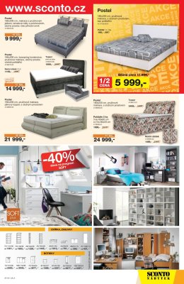akční leták Sconto nábytek 20.9.2017-3.10.2017