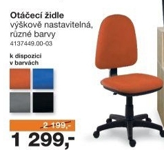 OTOČNÁ ŽIDLE ELKE