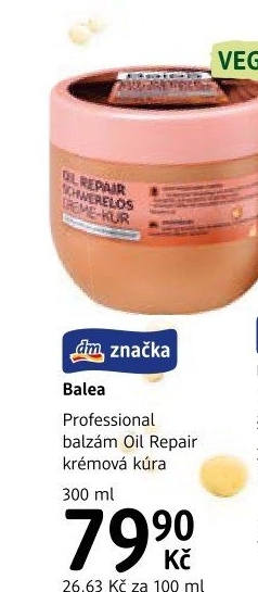 Kúra na vlasy Oil Repair Professional Balea