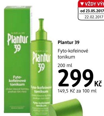 Fyto-kofeinové tonikum 39 Plantur